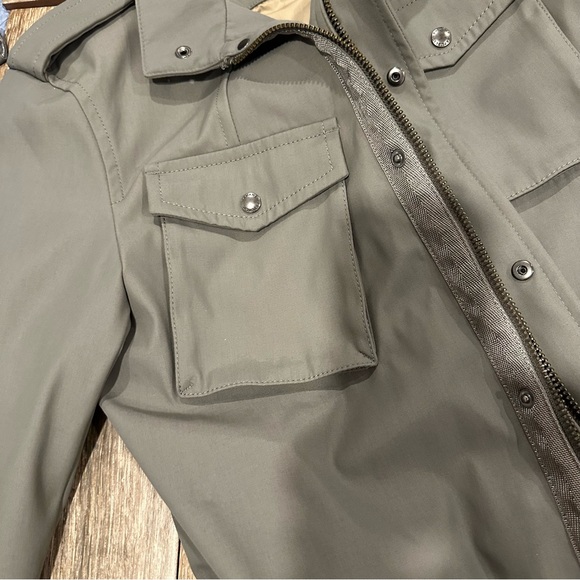 Banana Republic Grey/Green/Beige Unisex Jacket/Coat - Picture 7 of 12